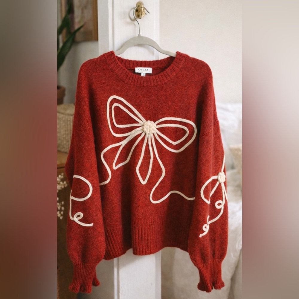 Beauty in Bows Sweater